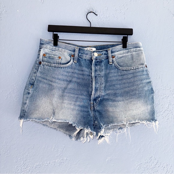 Re/Done 70s High Rise Shorts Size 31 - Picture 1 of 7